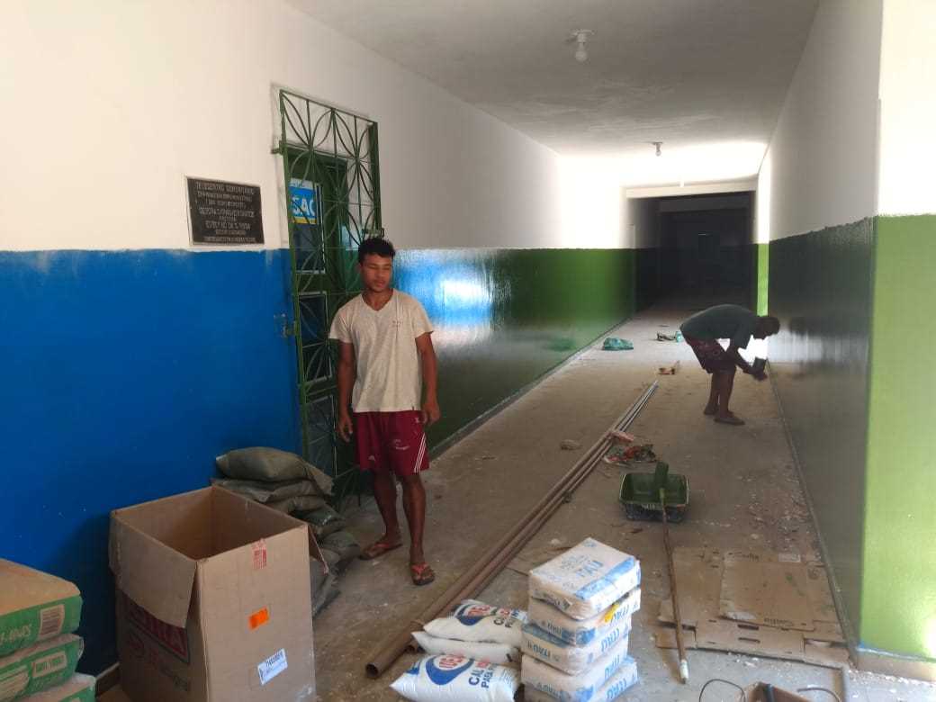 Camacã: Grupo Escolar Rui Barbosa de Jacareci recebe reforma geral